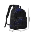 thumbnail image 2 of Goofa Mathematica Science Pattern Comfortable Student Backpack - Ergonomic Design, Durable, Water-Resistant, Multi-Compartment,Travel, and Outdoor Activities, 2 of 5