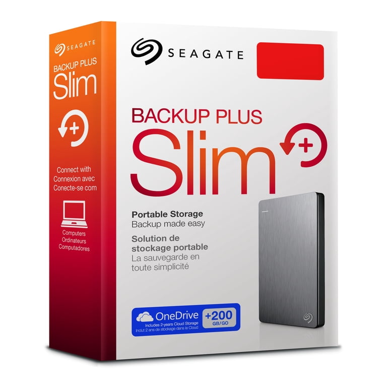 Seagate 1TB Backup Plus Silver STDR1000101