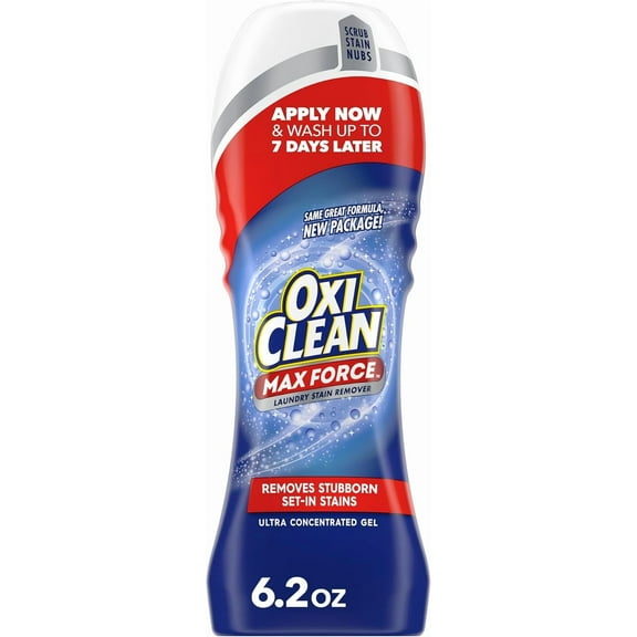 Max Force Laundry Stain Remover Gel Stick, 6.2 fl oz