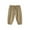 Coffee, variant on Musuos Toddler Boys Cotton Linen Casual Pants 6 12 18 24M 3 4Y Solid Color Elastic Drawstring Button Cargo Pants with Pockets