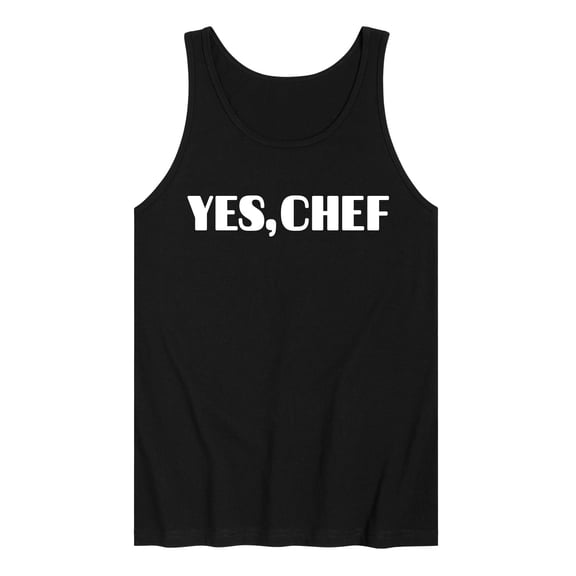 Instant Message - Yes Chef Diner Font - Men's Jersey Tank Top