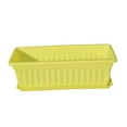 thumbnail image 4 of koolsoo Flower Pot Vegetable Planting Box Window Box Planter for Deck Porch Entrance Yellow, 4 of 9