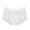 White, variant on KHONTS Women Floral Lace High Waist Underwear Full Coverage Panties Mesh Breathable See Through Briefs Soft Stretch Lingerie White XXL