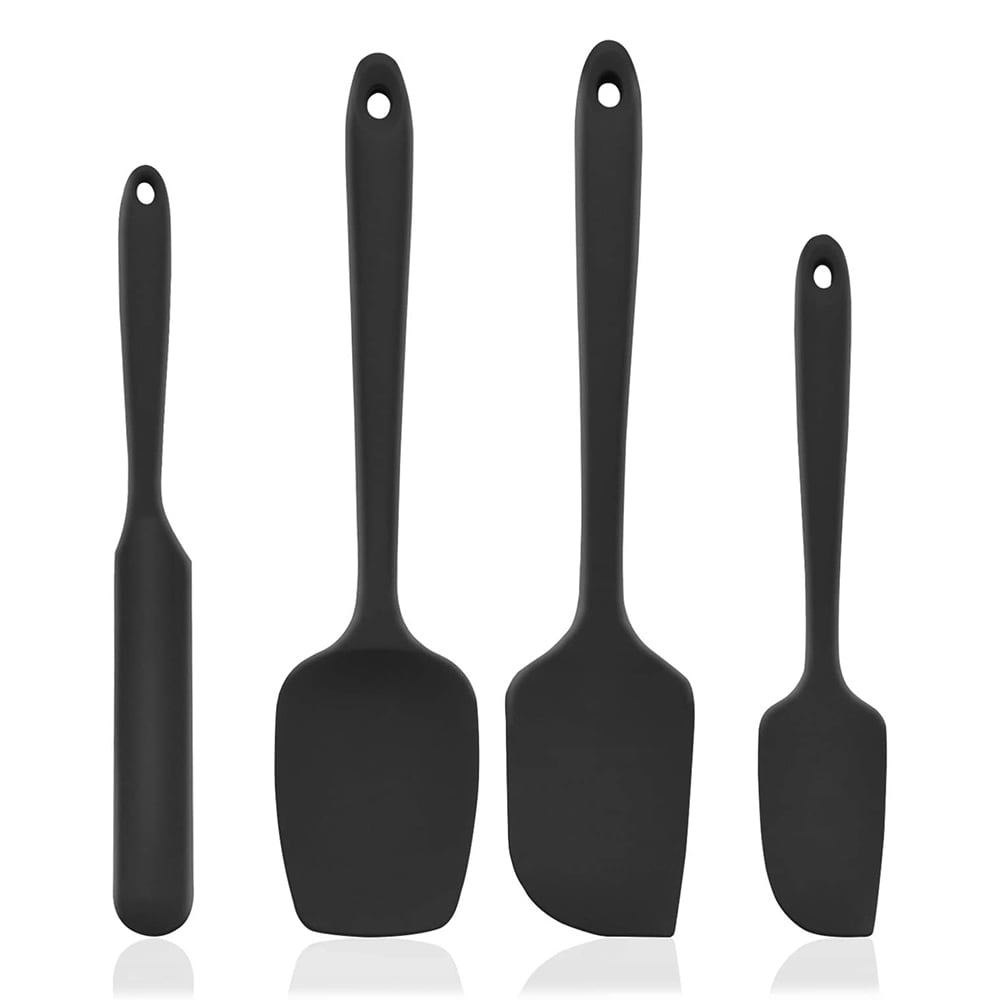 Silicone Spatula 4piece Set, High HeatResistant Spatulas, NonStick