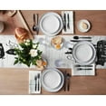 thumbnail image 3 of Table Runner Dresser Scarves 72 Inch Long, Farm Animal Cow Pig Cock Stacked Linen Dining Table Runners Rustic Wooden Board Tabletop Scarf for Wedding Holiday Party Kitchen, 3 of 7