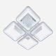 thumbnail image 1 of Lampara de Techo Luxica Lighting Modelo QUATRI blanca, 1 of 4