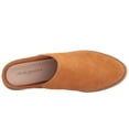 thumbnail image 2 of Kelsi Dagger Brooklyn Kellum Whiskey Brown Suede Clog Stacked Heel Mule Bootie, 2 of 5