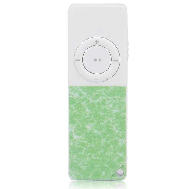 DEWIN MP3 Player Slim Classic Multifunction HiFi Lossless Sound Music Player Supports Up to 64GB Green