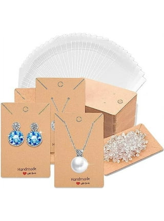 Fulmoon 100 Pcs Bracelet Display Cards 3.94 x 2.83 Inch Jewelry Display  Hanging Cards Bracelet Packaging Necklace Cards for Selling Jewelry  Earrings