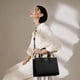 thumbnail image 2 of Bolso LOVEVOOK tipo cartera, bolso de mano, cuero negro, para mujer, 2 of 8