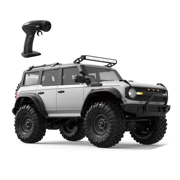 Remote Control Truck 1/16 Scale Offroads Play Vehicle with LED Roof Head Lamp Adult Outdoor Competitive Toy 4Wheel Drive