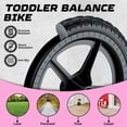 thumbnail image 6 of Toddler Balance Bicycle 12'' Kids Balance Bikes with Lighting up Wheels, Toddler Bikes for Boys Girls Age 2 to 5 (No Bike Pedal), Pink, 6 of 8