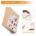 thumbnail image 3 of Cute Strawberry Tea Napkin Holders for Tables Napkin Stand Paper Holder Organizer Tabletop Tissue Box Dispenser, 3 of 8