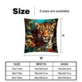 thumbnail image 5 of Leopard Velvet Throw Pillow Covers Set with Unique Patterns - 16x16, 18x18, 20x20 Inches - 2 Throw Pillow Inserts & Covers for Any Occasion, 5 of 6