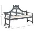 thumbnail image 6 of SAFAVIEH Outdoor Collection Azusa Bench Ash Grey/Beige, 6 of 7