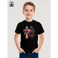 thumbnail image 4 of MAWOTEA She Loves Jesus and America Too Novelty Graphic Kid T-Shirt Casual Style With 100% Cotton Fabric,Suitable for Boys And Girls,Size From 3T-13Y,Ideal Gift for Kids, 4 of 5