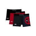 thumbnail image 2 of Marvel Men's Deadpool Mesh Boxer Briefs, 3 Pack, 2 of 3
