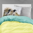 thumbnail image 2 of Two Springer Spaniels by Michael Herring Fabric Standard Pillowcase, 2 of 2