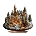 thumbnail image 2 of Placa de acrílico para decoración navideña, decoración de mesa, regalo de inauguración de la casa, nieve B, 2 of 9