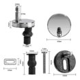 thumbnail image 3 of 1 Pair Toilet Seat Hinge, Toilet Seat Hinge Fixings, Toilet Seat Fixing Part Top Fixing Universal Fixing Bolt Expansion, 3 of 3