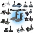 thumbnail image 2 of Soporte de escritorio JUYER compatible con Thrustmaster T-Flight Hotas, 2 of 7