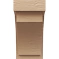 thumbnail image 2 of 12"W x 12"D x 24"H Wide Rivera Rough Cedar Woodgrain TimberThane Corbel, Primed Tan, 2 of 6