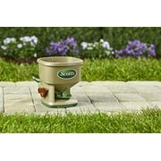 Scotts Whirl Hand-Powered Spreader for Grass Seed, Fertilizer, Salt and Ice Melt