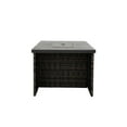 thumbnail image 5 of Better Homes & Gardens Rockport Club 55" x 31" Rectangular Propane Fire Pit Table with Lid - 50,000 BTU, Brown, 5 of 15