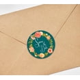 thumbnail image 4 of Darling Souvenir Round Floral Wreath 45 Pcs Save The Date Stickers Envelope Seals-1.6 Inches, 4 of 4