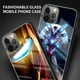 thumbnail image 4 of Funda de cristal templado Iron Man para iPhone, carcasa de Marvel para Apple 11, 12, 13, 14, 15 Pro Max, 7, 8 Plus, X, XS, XR, 4 of 5