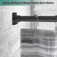 thumbnail image 3 of Adhesive Shower Curtain Rod Tension Holder,no Drilling ,2 Pack, 3 of 4