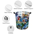 thumbnail image 4 of Laundry Hamper Storage Basket Rio Toys Clothes Organizer Bin For Home Bathroom Bedroom Dorm Nursery 15.7 x 19.6 inches, 4 of 6