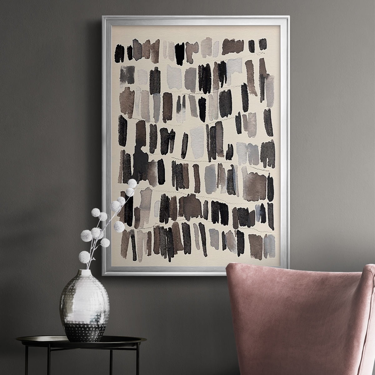 Chalk and Flint IV Premium Framed Print, in Gold, Black, or Silver - Ready to Hang