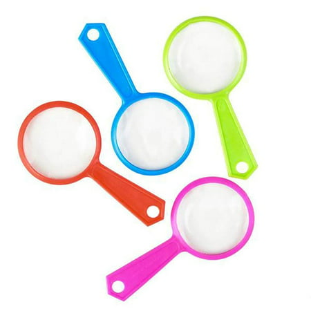 Magnifying Glasses - 144 Pack of Plastic Enlarging Glasses, Party Favors or Loot Bags Fillers, Gift Ideas, Children Educational Toy, Finding Easter Eggs Gadget, Party Prizes