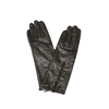 Nine West Women's Black Leather Lace-Up Gloves, Size L