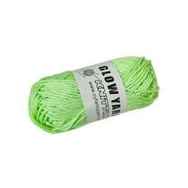 Utoimkio 1 Roll Luminous Yarn Polyester Hand Knitted Glow in The Dark Yarn,Luminous Yarn for Hand Knitting Art DIY Craft,54.5 Yards