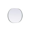 thumbnail image 5 of Elegant Decor Metal Frame Oval Mirror 30x40 Inch in Silver, 5 of 12