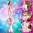 thumbnail image 2 of Sky Dancers Fuchsia Fantasy – The Original Flying Doll Toy – Pull String Powered, Use Indoors or Outdoors, No Batteries Required, Gift for Kids 6+, 2 of 5
