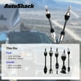 thumbnail image 3 of AutoShack Front CV Axle Shaft Right Replacement for 2010-2012 Ford Taurus 2010-2013 Ford Flex 2010-2012 Lincoln MKS 2010-2013 Lincoln MKT 1-PC, 3 of 5
