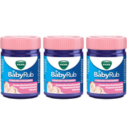 Vicks BabyRub Soothing Ointment for Babies 50ml Pack of 3