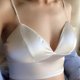 thumbnail image 4 of Ropa Interior Con Cuello En V Top De Tubo Recortado Sujetador Bralette De Moda Para Niñas 26 Cm Blanco SM SunniMix Chaleco Bralette, 4 of 8