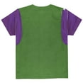 thumbnail image 2 of Mardi Gras Green and Purple Vest Costume All Over Youth T Shirt Multi YMD, 2 of 2