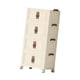 thumbnail image 5 of Armario De Almacenamiento Plegable Moderno Y Portátil Para Cocina, Estilo Rústico, Color Beige, 4 Capas, 75 Cm Beige 4 Capas 75 cm, 5 of 8