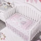 thumbnail image 5 of La Premura Baby Elephant Nursery Crib Bedding Set for Girls - Pink Elephant & Love Balloons 3-Piece, 5 of 8