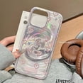 thumbnail image 1 of Cute Black Cat Phone Case For iPhone 11 Case iPhone 16 13 15 12 14 Pro Max Vortex Pattern Cartoon Animals Soft Shockproof Cover, 1 of 10