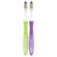 thumbnail image 2 of Oral-B Vibrating Pulsar Battery Toothbrush with Microban, Soft, 2 Count, 2 of 10