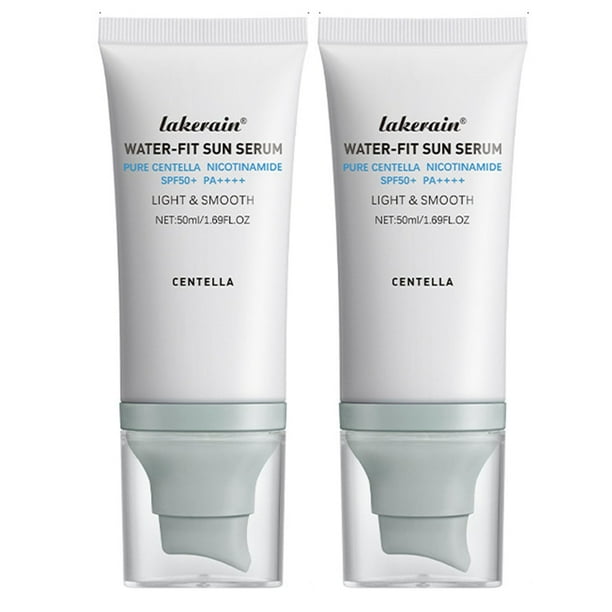 Sérum solar Sunscreen JISKG Centella SPF 50+ Waterfit, 2 unidades