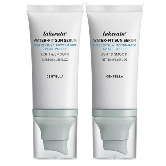 Sérum solar Sunscreen JISKG Centella SPF 50+ Waterfit, 2 unidades