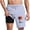 Purple, variant on Stamzod Swimming Trunks for Men Hawaiian Bathing Suit with Mesh Lining Beach Shorts Swimsuit Purple M
