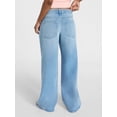 thumbnail image 3 of No Boundaries Low Rise Baggy Wide Leg Jeans, Women's 00-20, 3 of 5